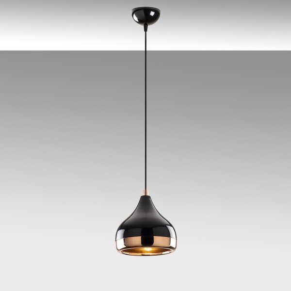 Závesné svietidlo v čierno-medenej farbe Opviq lights Yildo, ø 17 cm-image-1