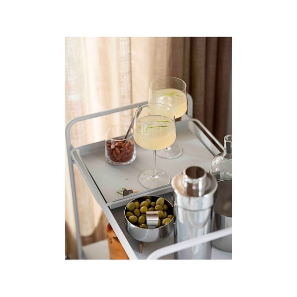 Kovový servírovací stolík na kolieskach 40.5x61 cm A-Cocktail – Zone-image-4