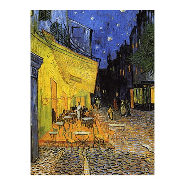 Obraz Vincenta van Gogha - Cafe Terrace, 80x60 cm