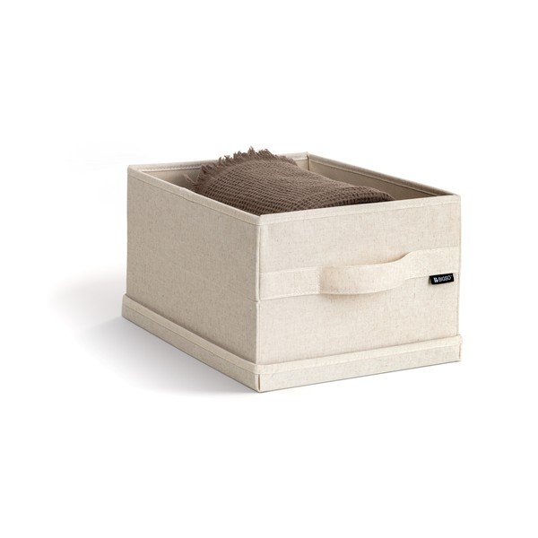 Béžový látkový úložný box s vekom 27x36x19 cm Soft Storage Small – Bigso-image-2