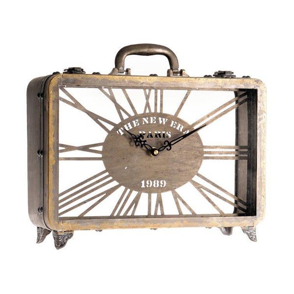 Hodiny Clock In Grey