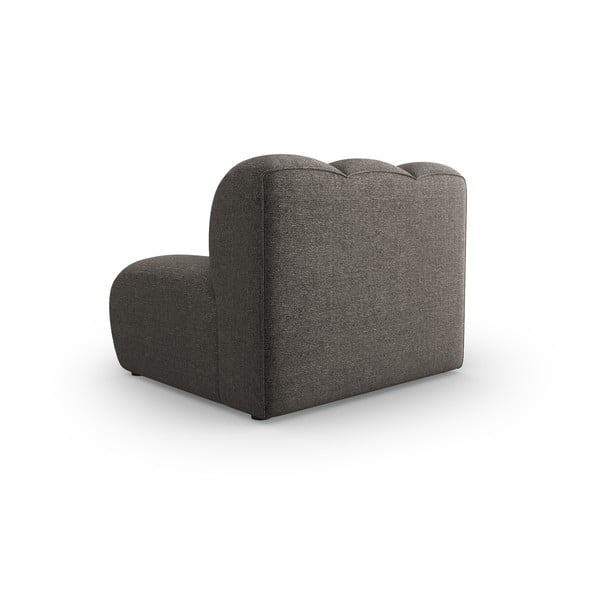 Tmavosivý modul pohovky (stredový diel) Lupine – Micadoni Home-image-3