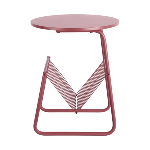 Kovový okrúhly odkladací stolík ø 40 cm Riqueza Revista – Leitmotiv-image-3