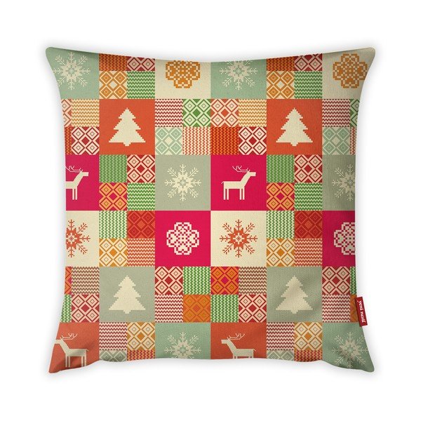 Obliečka na vankúš Vitaus Christmas Period Playful Pattern II, 43 x 43 cm