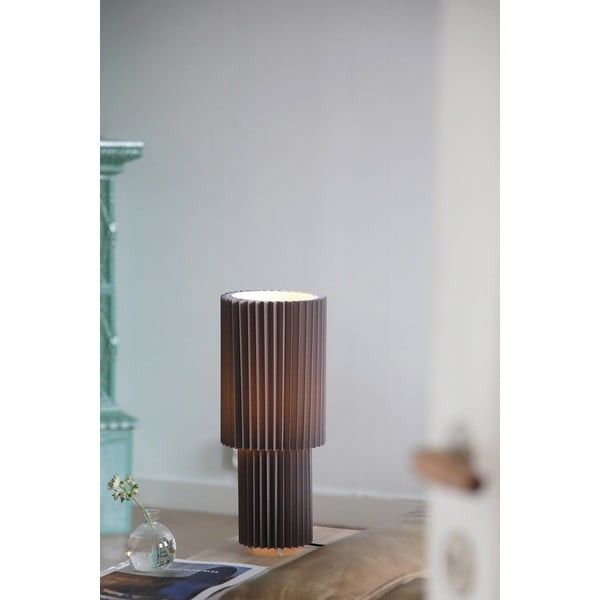 Sivá stolová lampa s textilným tienidlom (výška 45 cm) Catis – Markslöjd-image-1