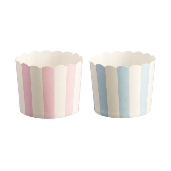 Sada 20 pruhovaných papierových košíkov na cupcaky Mason Cash Stripes