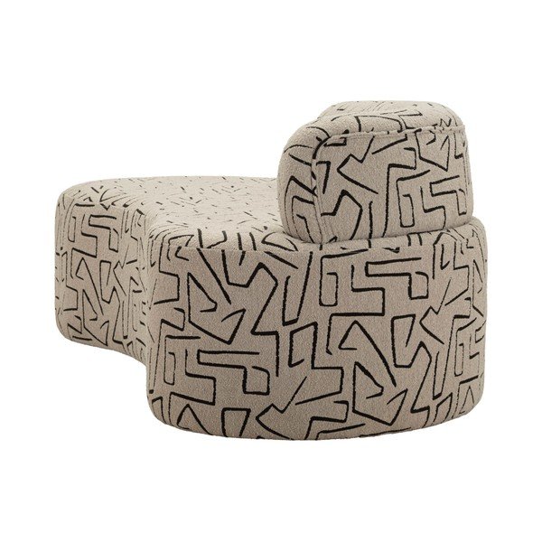 Béžová pohovka z textílie buklé 176 cm Nairobi – Mauro Ferretti-image-3