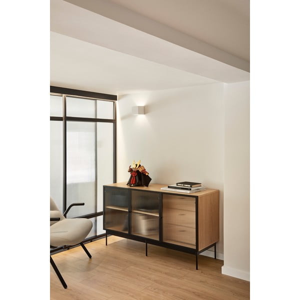 Komoda v dubovom dekore Teulat Blur, šírka 140 cm-image-1