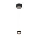 Čierne/v striebornej farbe LED závesné svietidlo ø 15,5 cm Orbit – Trio Select