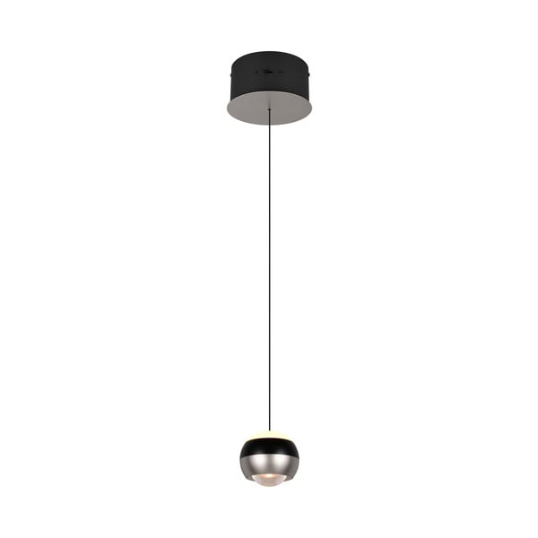 Čierne/v striebornej farbe LED závesné svietidlo ø 15,5 cm Orbit – Trio Select