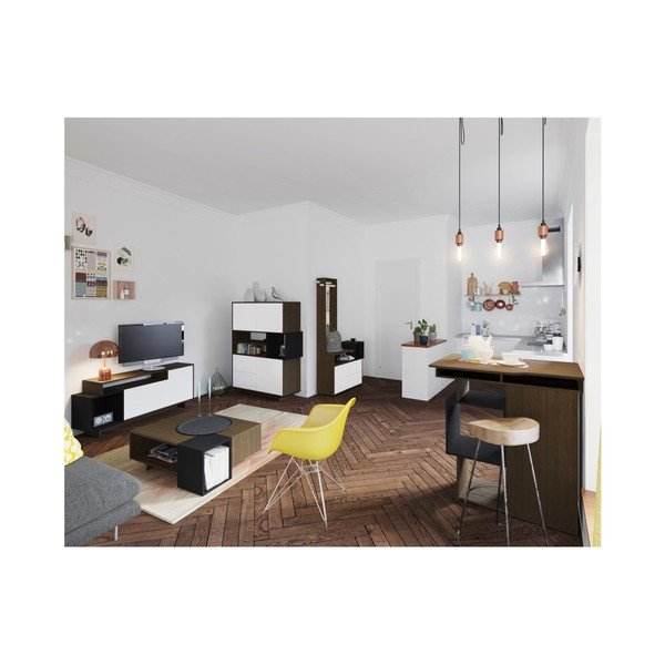 Tmavohnedý barový stolík Symbiosis Bar-image-4