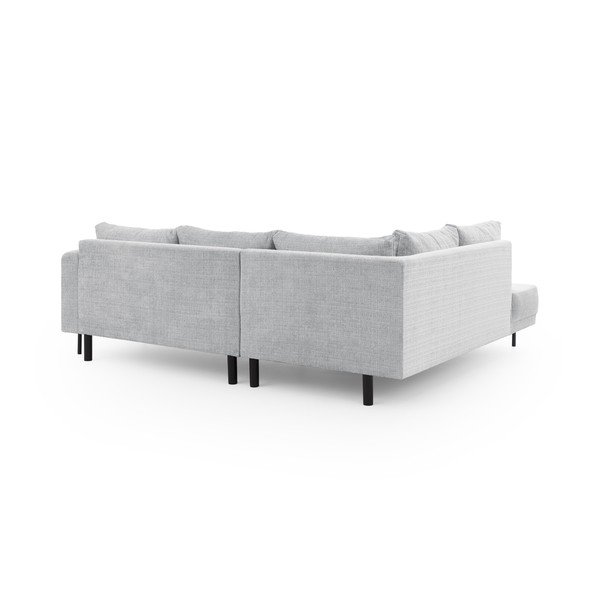 Svetlosivá ženilková rohová pohovka (ľavý roh/do L) Mauris  – Ropez-image-3