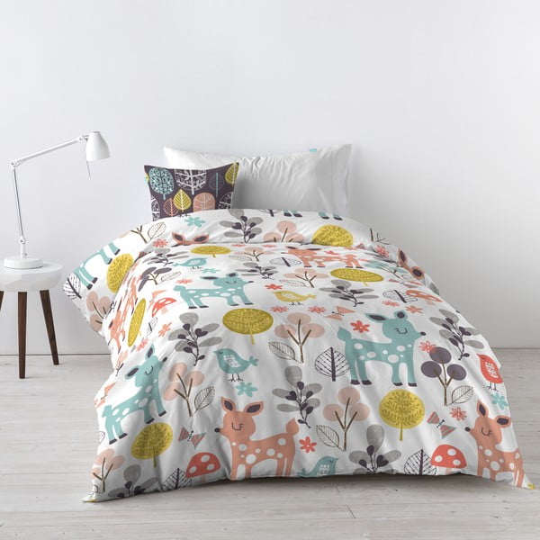 Detské bavlnené obliečky Moshi Moshi Woodland, 140 x 200 cm-image-3