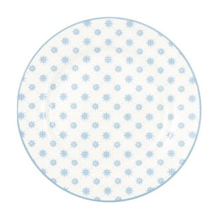 Modrý porcelánový dezertný tanier Green Gate Laurie, ø 20,5 cm