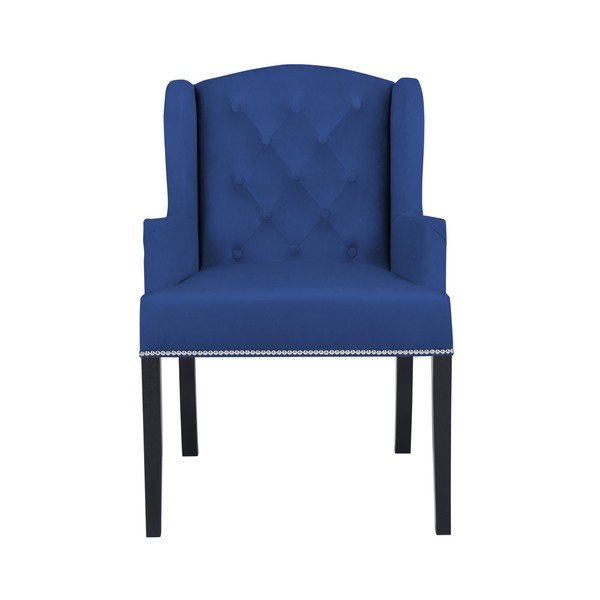 Tmavomodré kreslo Mazzini Sofas Apollo-image-3