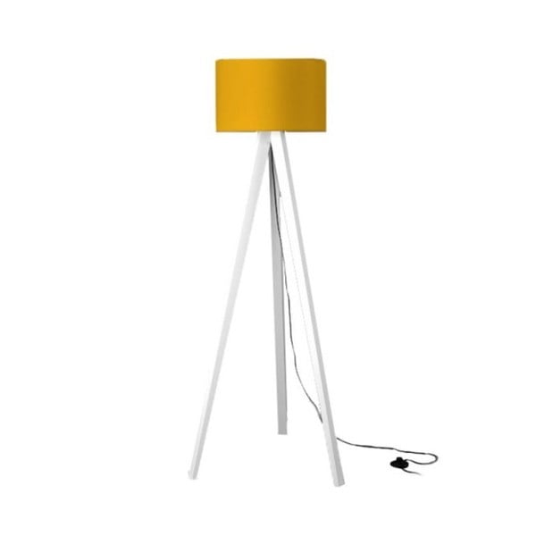 Stojacia lampa Tripod Yellow/White