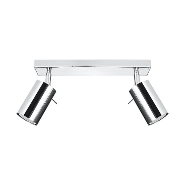 Kovové bodové svietidlo v striebornej farbe 6x30 cm Etna – Sollux