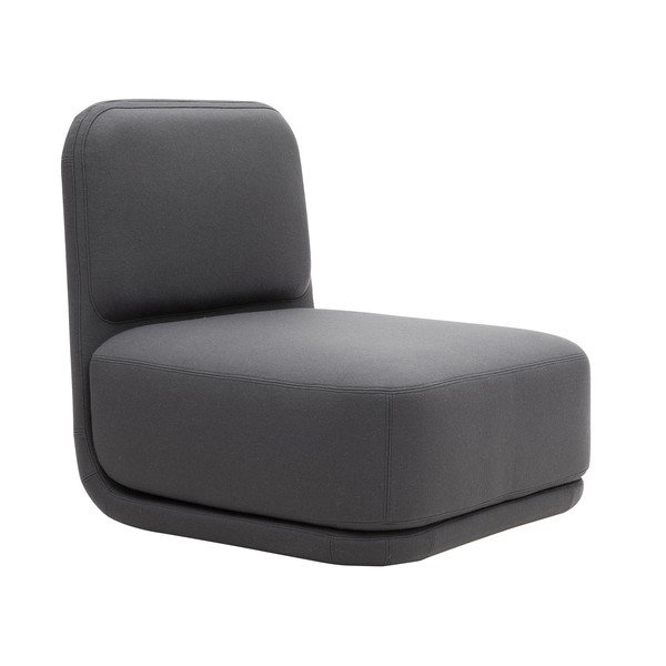 Tmavosivé kreslo Softline Standby Medium-image-2