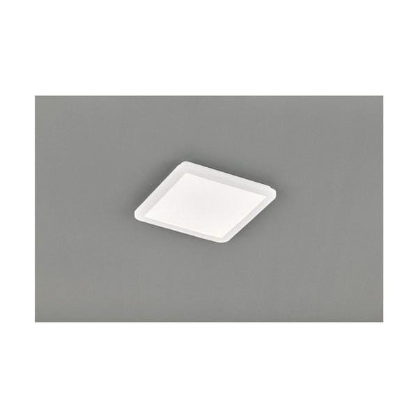 Biele štvorcové stropné LED svietidlo Reality Camillus, 30 x 30 cm-image-2