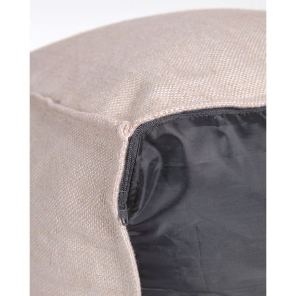 Béžový záhradný puf Kave Home Leeith, 40 x 39 cm-image-2