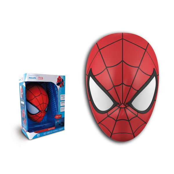 Nástenné LED svietidlo Tnet Marvel Spiderman