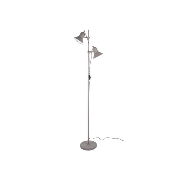 Svetlosivá stojacia lampa Leitmotiv Slender, výška 153 cm-image-1