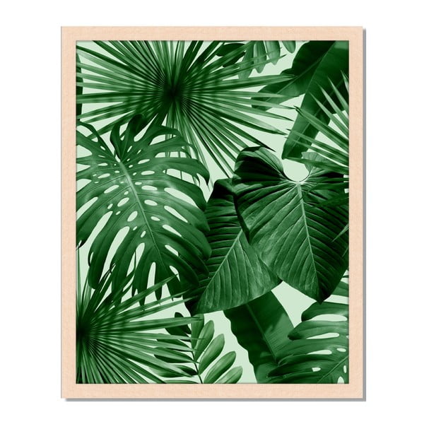 Obraz v ráme Liv Corday Scandi Plant, 40 x 50 cm