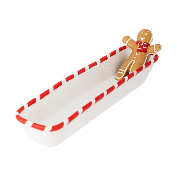 Biela keramická miska s vianočným motívom 110 ml Ginnie – Bloomingville-image-3