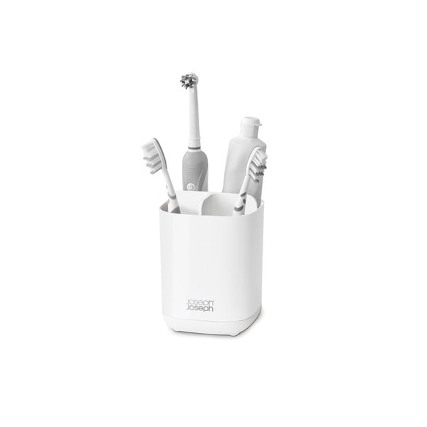 Biely stojan na zubné kefky Joseph Joseph EasyStore-image-3