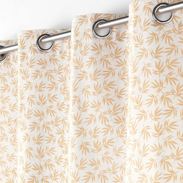 Žlto-biely záves 140x240 cm Maddy – douceur d'intérieur-image-1