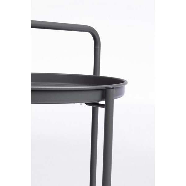 Oceľový servírovací stolík ø 44,5 cm Austin – Bizzotto-image-2