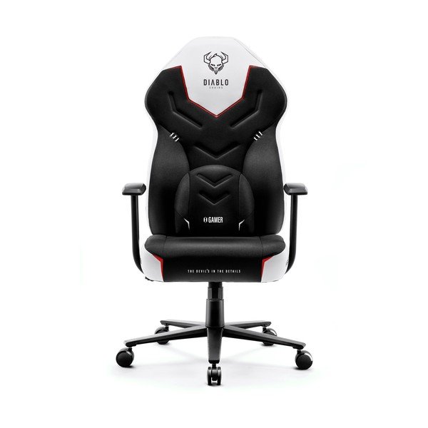 Čierna herná stolička X-Gamer 2.0 – Diablo Chairs-image-1