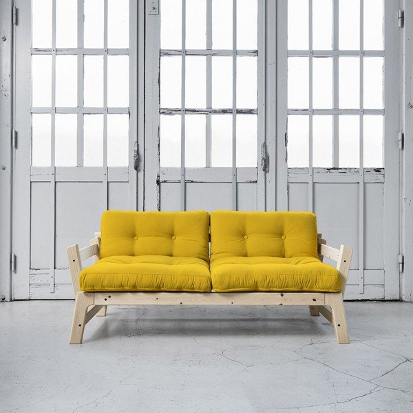 Rozkladacia pohovka Karup Step Natural/Amarillo-image-1