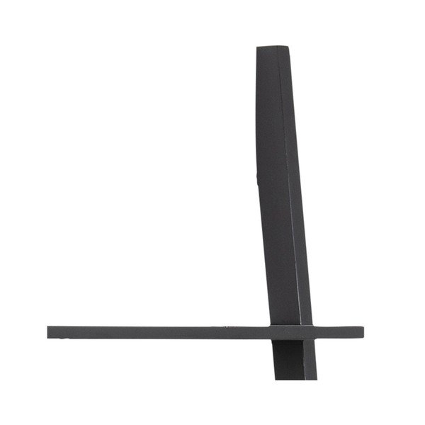 Čierna nástenná knižnica Actona Writex, výška 183 cm-image-3