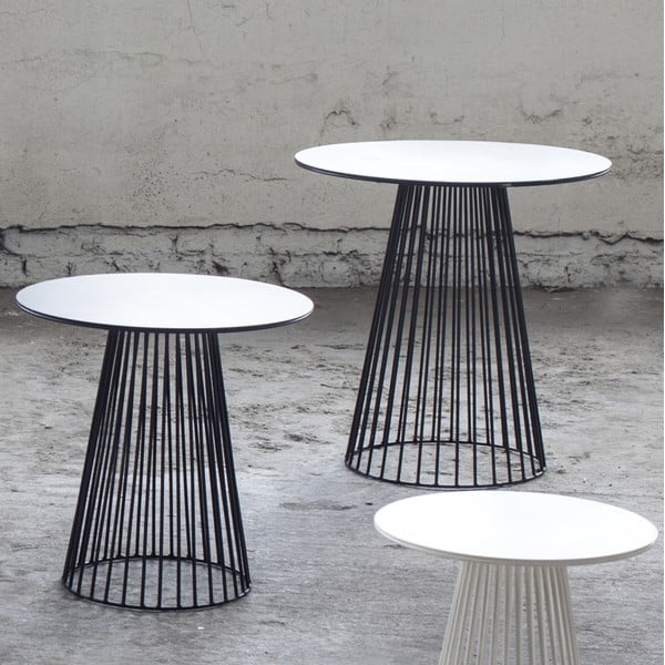 Čierny odkladací stolík Serax Bistrot Garbo, ⌀ 30 cm-image-3