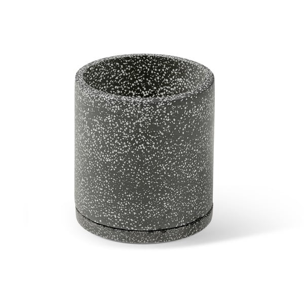 Tmavosivý kvetináč Bonami Selection Terrazzo, ø 34 cm-image-4