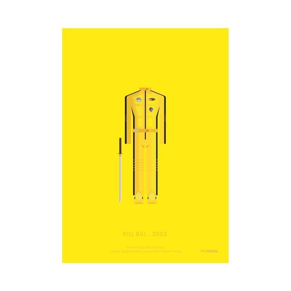 Plagát Costume Artwork Kill Bill