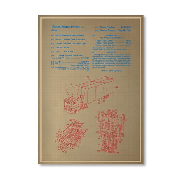Plagát Optimus Prime, 30x42 cm