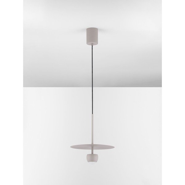 Béžové hliníkové LED závesné svietidlo ø 30 cm Edem – Nova Luce-image-3