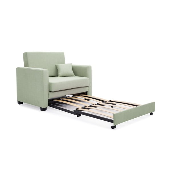 Mätovozelené rozkladacie kreslo Vivonita Brent-image-3