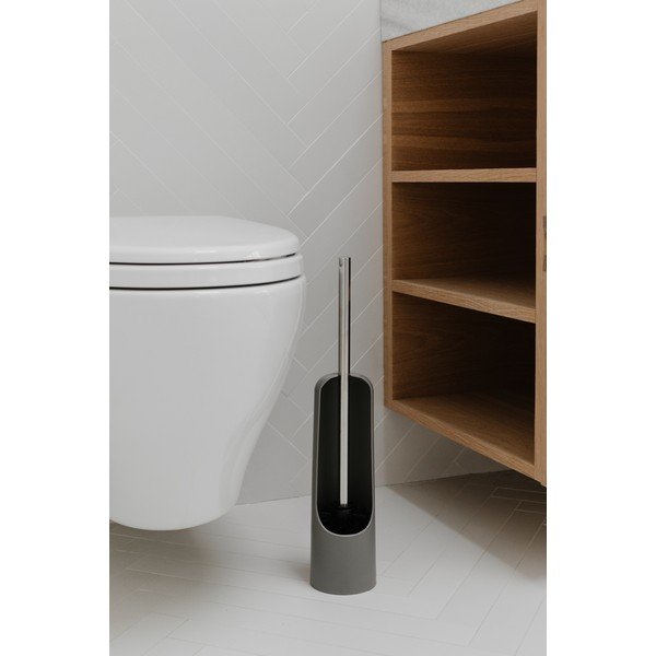 Sivá plastová WC kefa Touch – Umbra-image-1