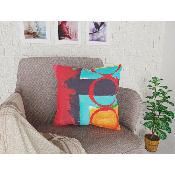 Obliečka na vankúš Vitaus Vinalo Pop Art Duro, 43 × 43 cm-image-1
