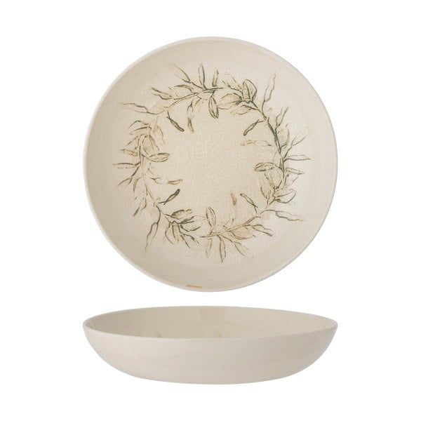 Krémová miska s vianočným motívom z kameniny 450 ml Hollie – Bloomingville-image-2