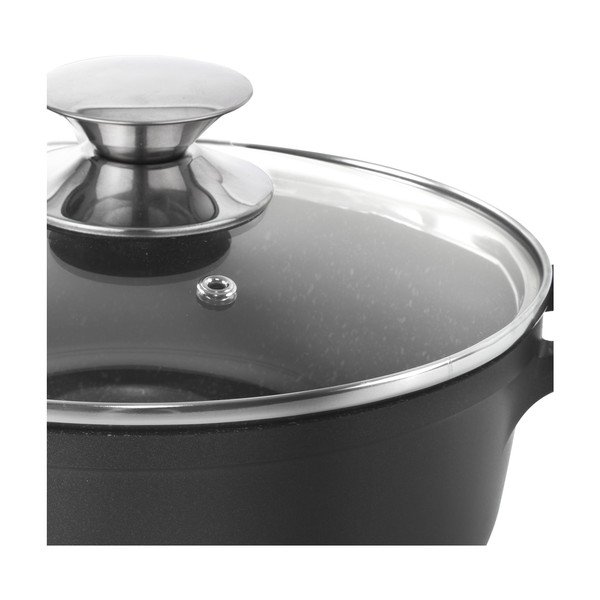 Hliníkový hrniec so sklenenou pokrievkou Orion Grande, 28 cm-image-2