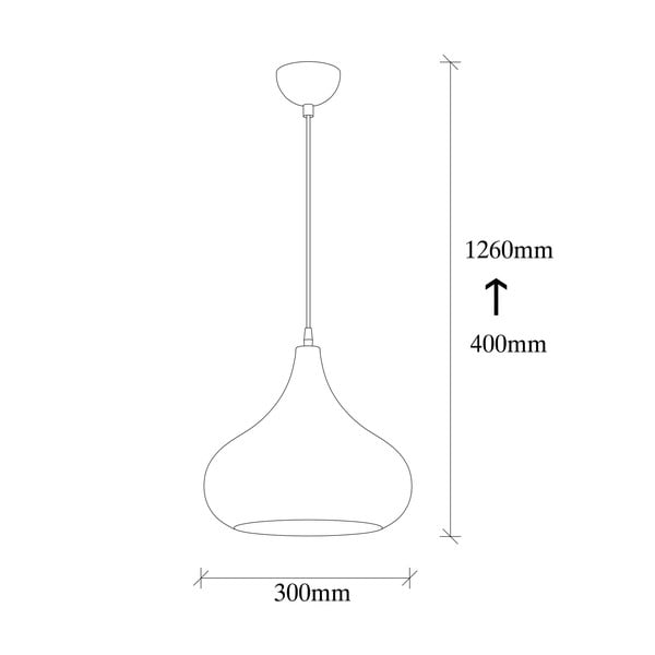 Čierne závesné svietidlo Opviq lights Sağlam-image-3