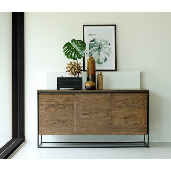 Komoda s detailmi v dubovom dekore Unique Furniture Rivoli-image-1