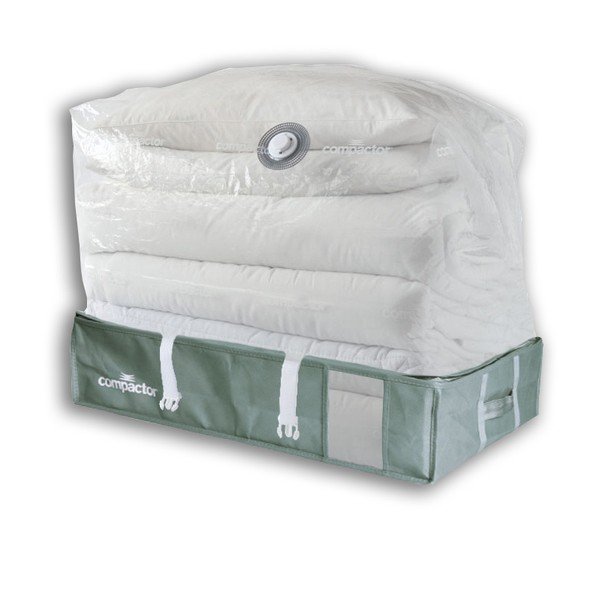 Zelený úložný box na oblečenie pod posteľ Compactor XXL Green Edition 3D Vacuum Bag,-image-1