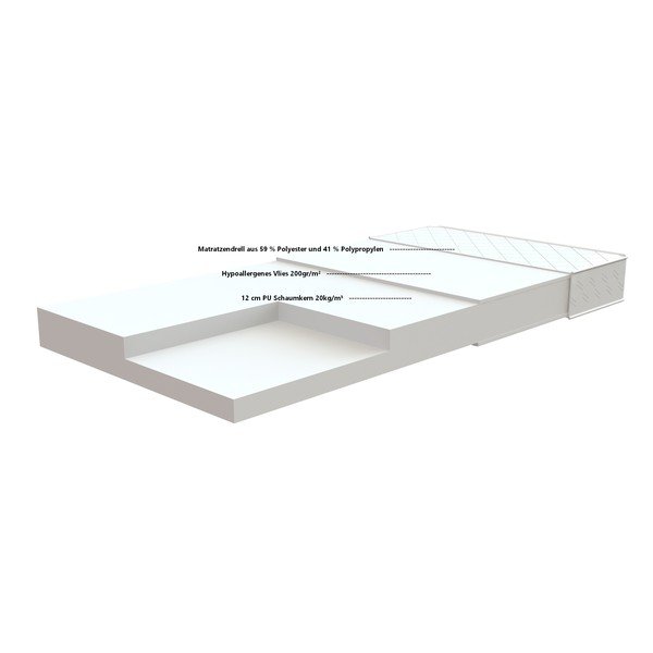 Detský penový matrac Vipack Soft, 90 x 200 cm-image-2