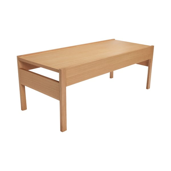 Konferenčný stolík s doskou v dubovom dekore v prírodnej farbe 50x120 cm Forma – Hübsch-image-2