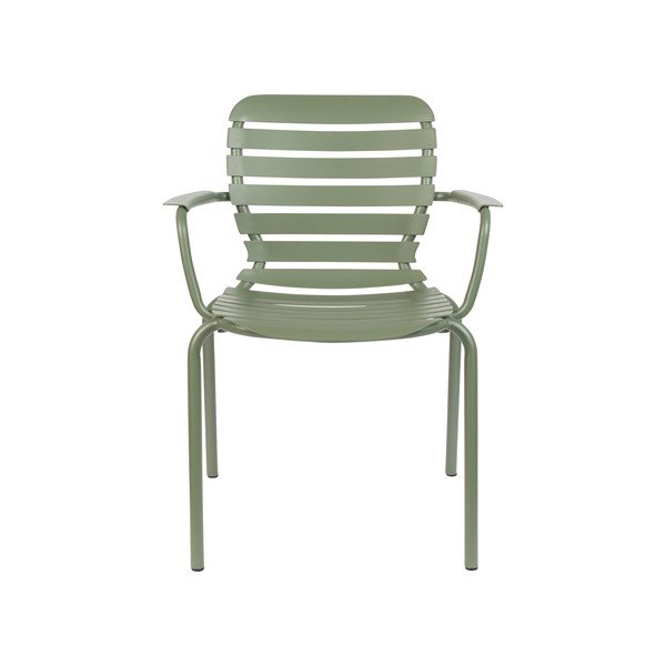 Svetlozelené kovové záhradné stoličky v súprave 2 ks Vondel – Zuiver